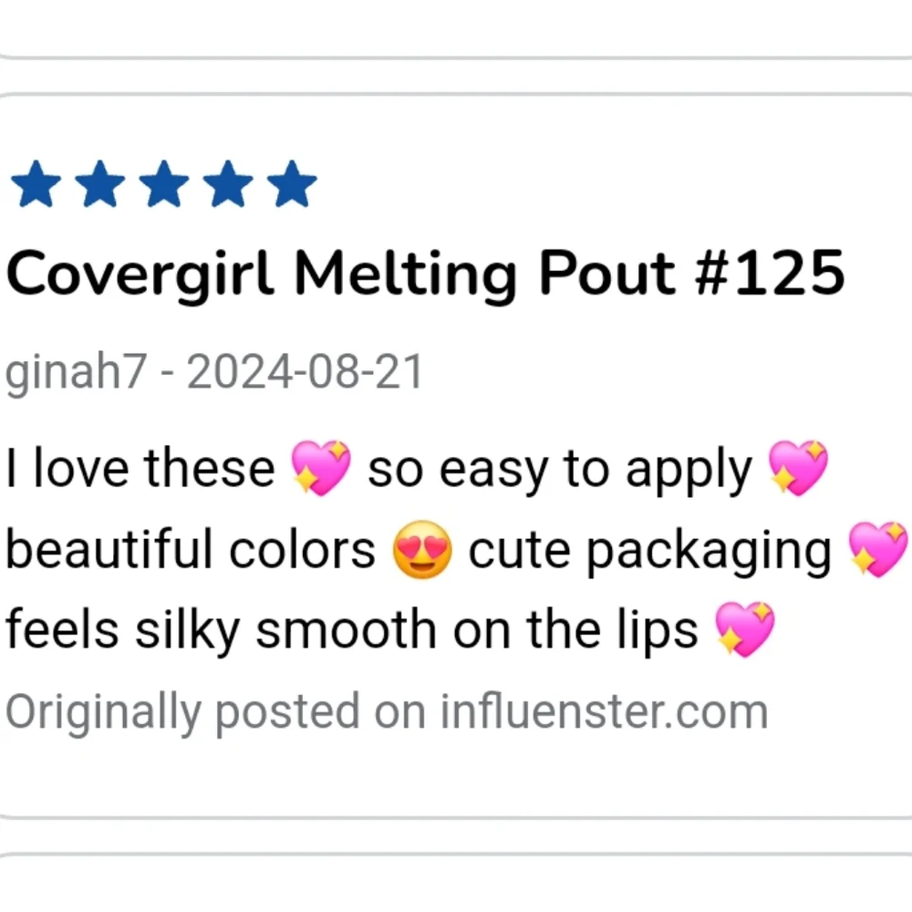 🆕️💄Covergirl Melting Pout Gel Liquid Liquid Lipstick 💄Gel Yes 125💄🆕️